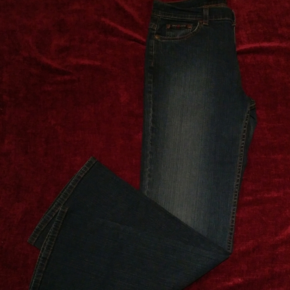 🌻DKNY straight leg mid-rise dark wash jeans - Picture 5 of 6